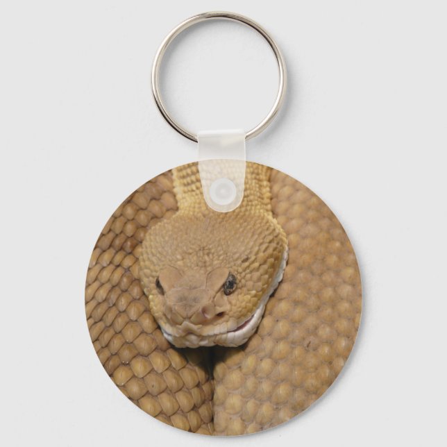 Rattlesnake Head Keychain (Front)