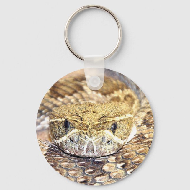 Rattlesnake Keychain (Front)
