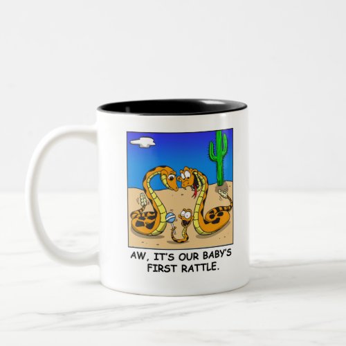 Rattlesnake Love Two_Tone Coffee Mug