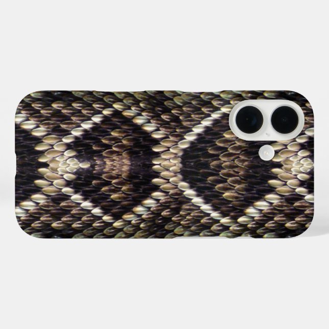 Rattlesnake Print Cell Phone Case (Back (Horizontal))