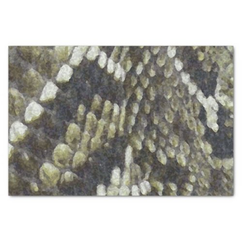Rattlesnake Print Pattern Background Tissue Paper