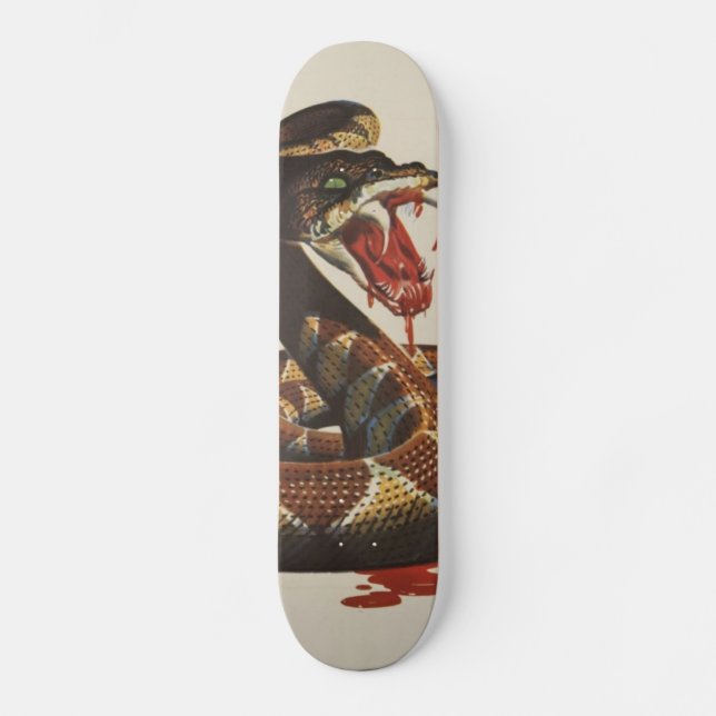 Rattlesnake Skateboard Deck (Front)
