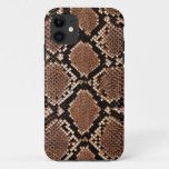Rattlesnake Snake Skin Leather Faux Iphone 11 Case at Zazzle