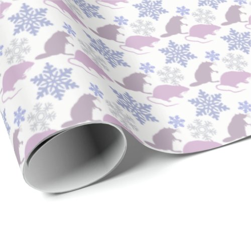 Ratty Christmas Rat Wrapping Paper