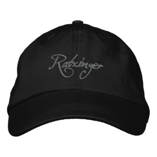 Ratzinger Baseballcap black Embroidered Baseball Hat