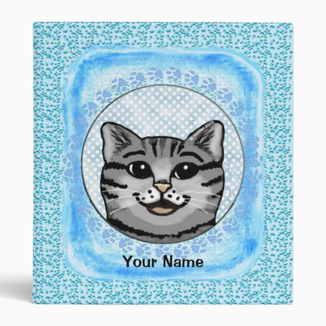 Ratzy Cat Face Binder (Front)