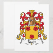 Rault Family Crest (Front/Back)