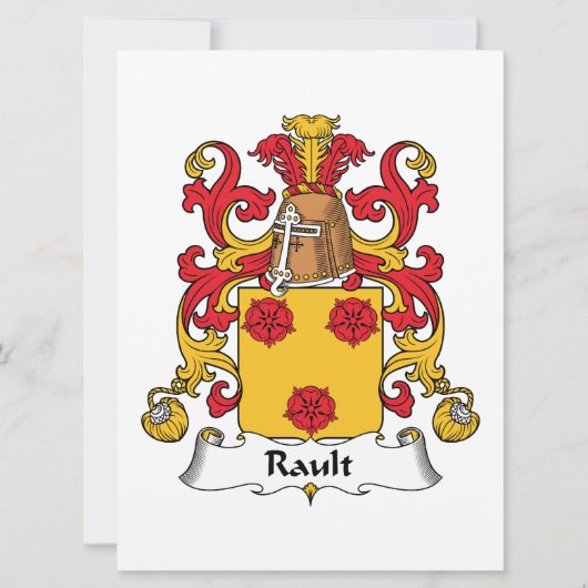 Rault Family Crest (Front)