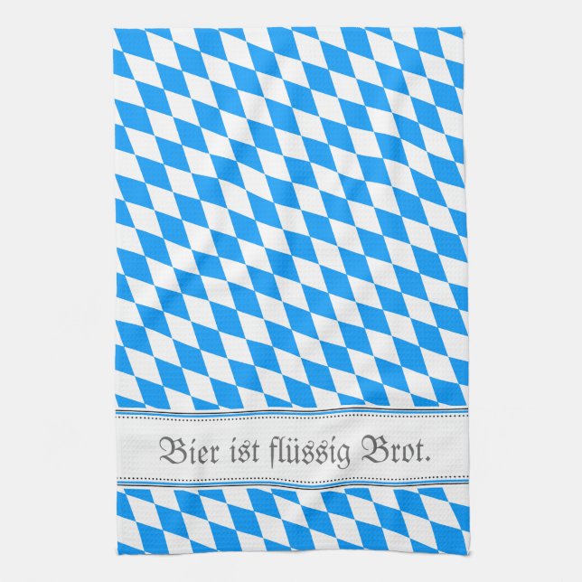 Raute Bayern / Bavarian pure Kitchen Towel (Vertical)