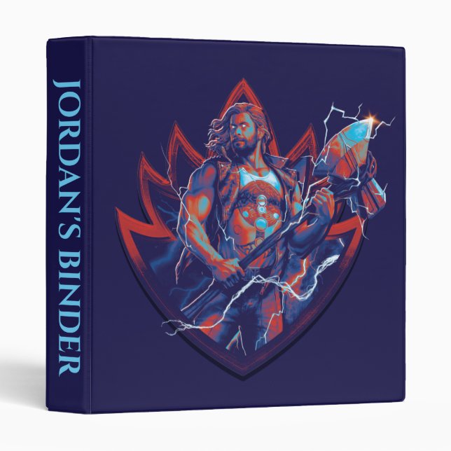 Ravager Thor Guardians of the Galaxy Graphic 3 Ring Binder (Front/Spine)