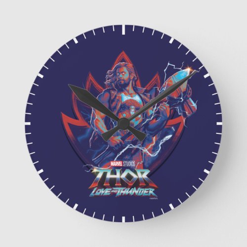 Ravager Thor Guardians of the Galaxy Graphic Round Clock