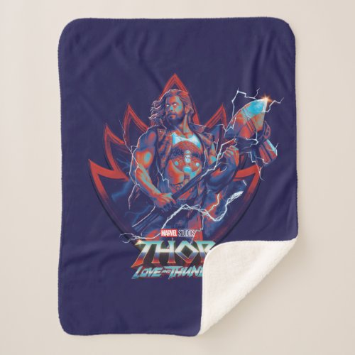Ravager Thor Guardians of the Galaxy Graphic Sherpa Blanket