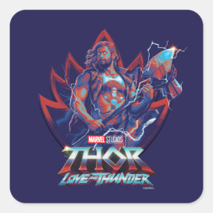 Ravager Thor Guardians of the Galaxy Graphic Square Sticker