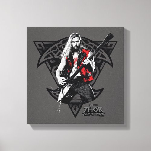 Ravager Thor Heavy Metal Norse Character Graphic Canvas Print