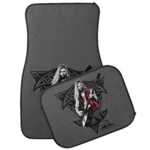Ravager Thor Heavy Metal Norse Character Graphic Car Floor Mat