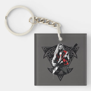 Ravager Thor Heavy Metal Norse Character Graphic Keychain