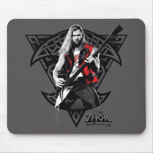 Ravager Thor Heavy Metal Norse Character Graphic Mouse Pad