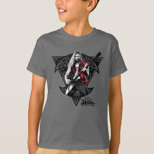 Ravager Thor Heavy Metal Norse Character Graphic T-Shirt