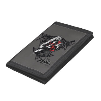 Ravager Thor Heavy Metal Norse Character Graphic Trifold Wallet