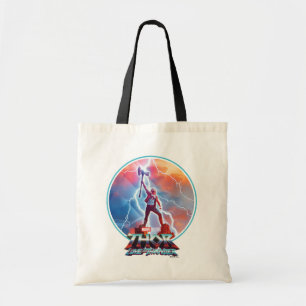 Ravager Thor On Mountain Top With Stormbreaker Tote Bag