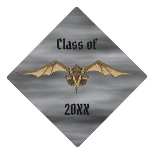 Ravaging Dragoness Graduation Cap Topper