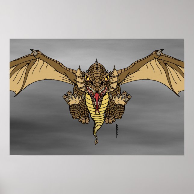 Ravaging Dragoness Poster (Front)