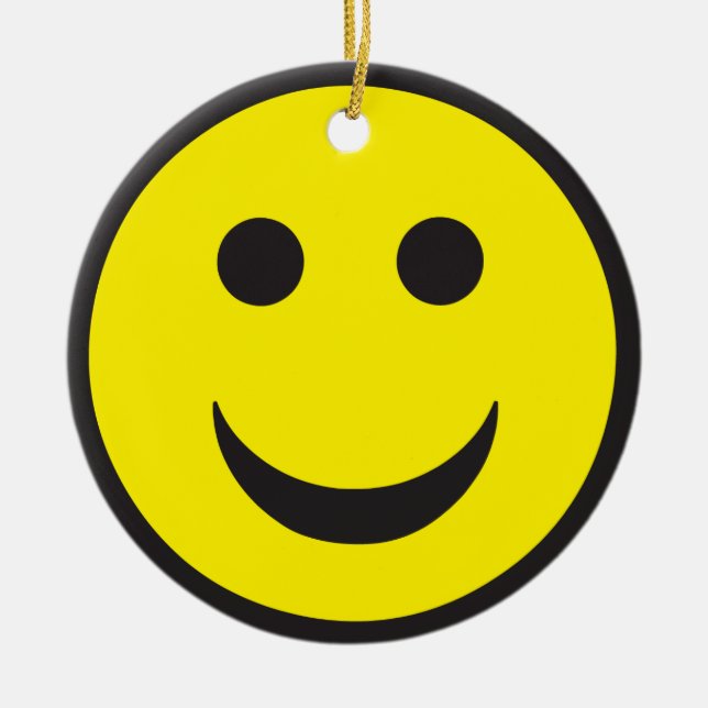 Rave Acid House Ceramic Ornament (Front)