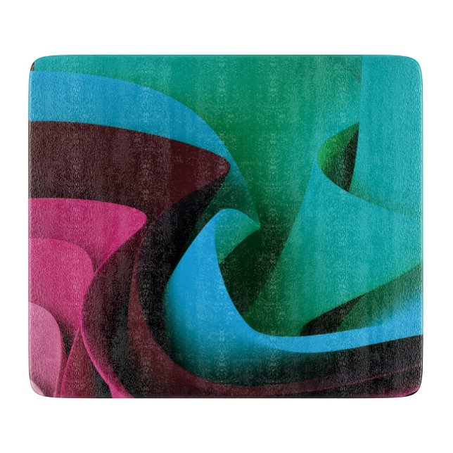 Rave Flow Movement Design Cutting Board (Front)