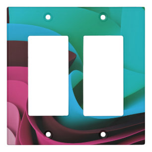 Rave Flow Movement Design Light Switch Cover