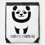 Rave Panda Backpack at Zazzle