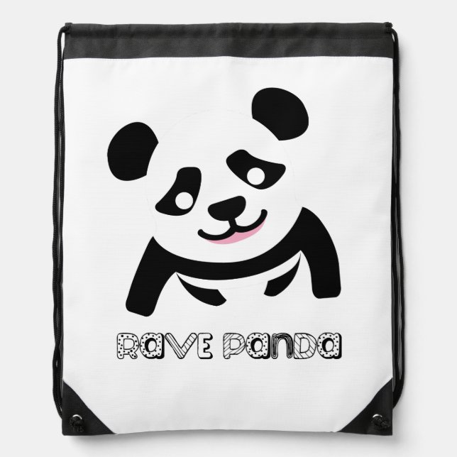 Rave Panda Backpack (Front)