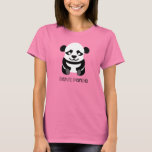 Rave Panda T-shirt at Zazzle