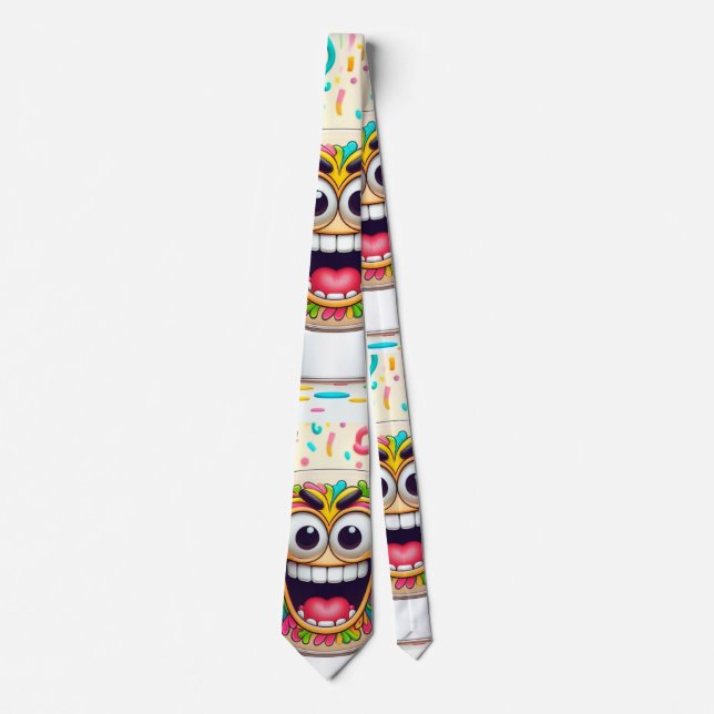 Rave Party Shot Glass Neck Tie (Front)