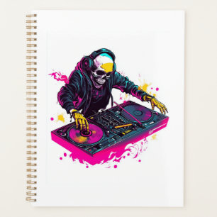 Rave Skull � EDM Party Skeleton DJ Planner