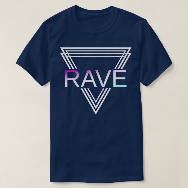 Rave Techno House Party EDM Festival Goa Electro 4 T-Shirt (Design Front)