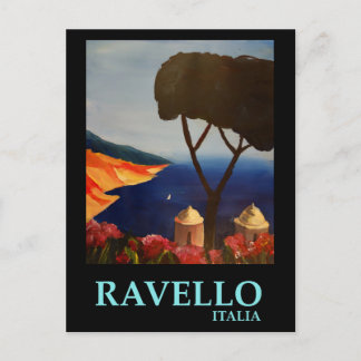 Ravello Salerno Italy View of Amalfi Coast Postcard