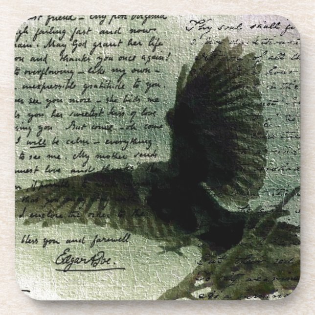 Raven 3 beverage coaster (Front)