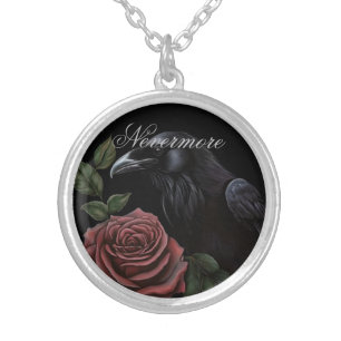Raven and Rose Nevermore Necklace