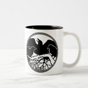 Raven Art Mug Wild Bird Crow Cup Raven  Mugs