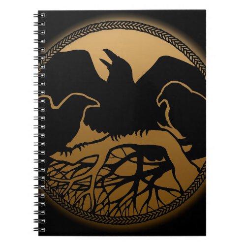 Raven Art Notebook Crow Art Journal Book