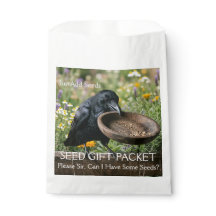 Raven Asking For Seeds Garden Packet