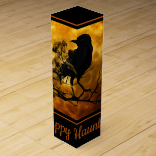 Raven at Night Wine Box