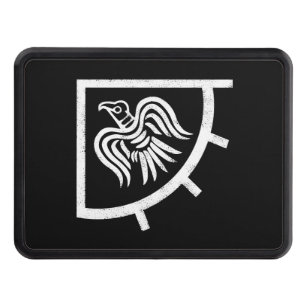 Raven Banner Viking Flag Hitch Cover