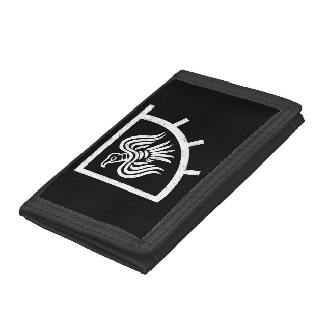 Raven Banner Viking Flag Tri-fold Wallet (Bottom)