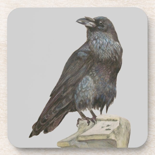 Raven Beverage Coaster (Front)