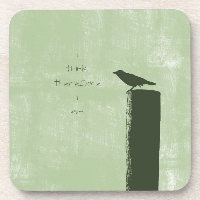 Raven Beverage Coaster (Front)