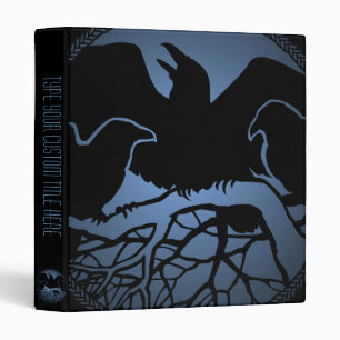 Raven Binder Raven Gift Raven Crow Art Photo Album