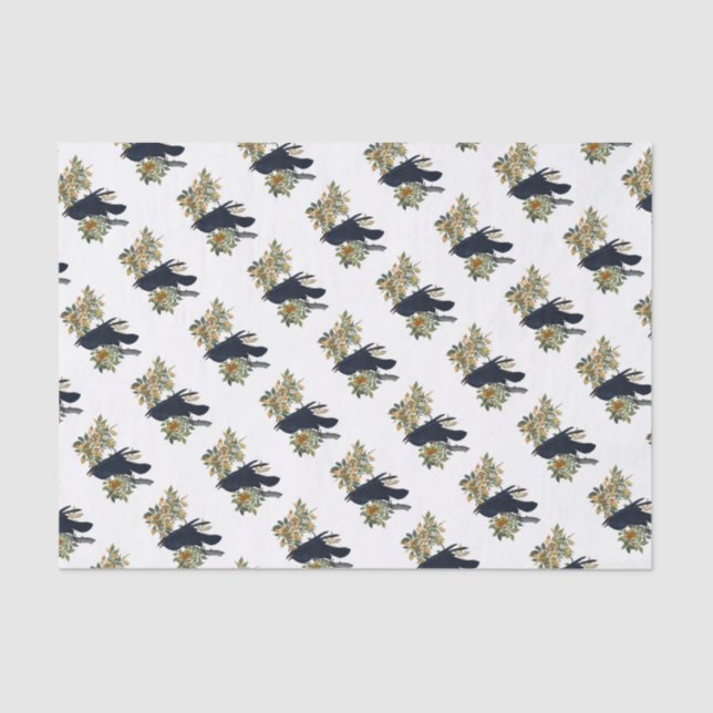 Raven Bird Tissue Paper (Front)