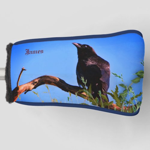 Raven Black Bird Golf Head Cover