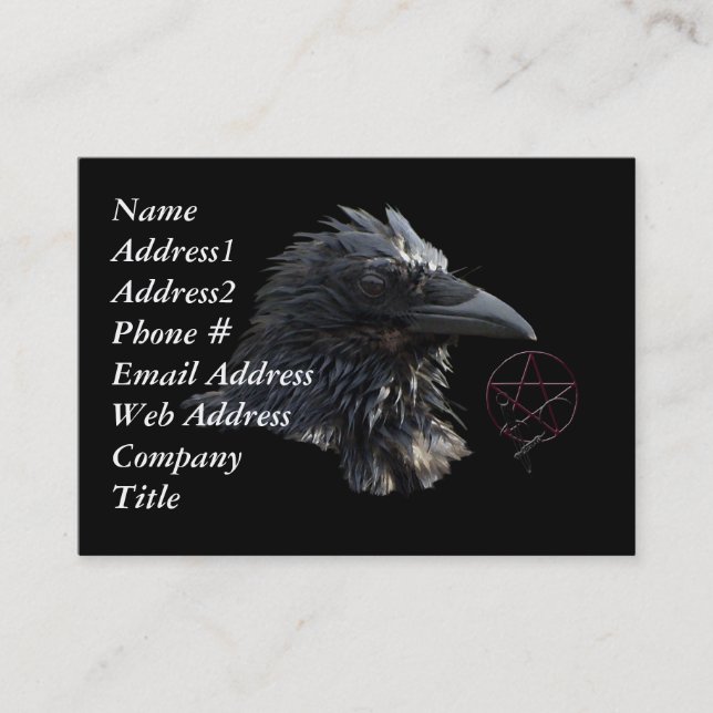 Raven Business Card (Front)